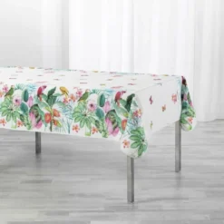 NAPPE RECTANGLE 150X240 CM POLYESTER IMP TROPICAL NAT
