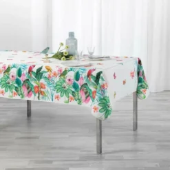NAPPE RECTANGLE 150X240 CM POLYESTER IMP TROPICAL NAT