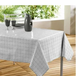 NAPPE RECTANGLE 140X240CM PVC IMPRIME ABACA