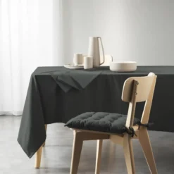 NAPPE RECTANGLE 140X240CM RECYCLE UNI ANTHRACITE