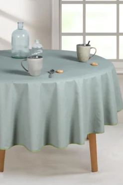 NAPPE RONDE 160CM LOUVAIN VERT