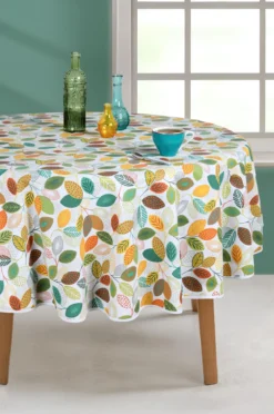 NAPPE RONDE 160CM PEUPLIER MULTICOLORE