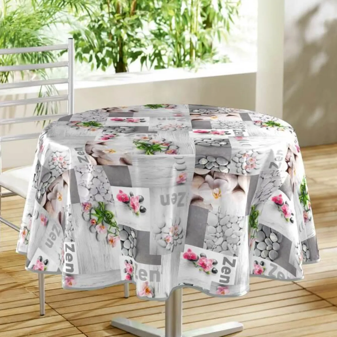 NAPPE RONDE 160CM PHOTOPRINT MEDITAZEN