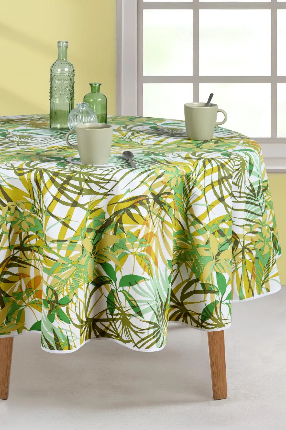 NAPPE RONDE 160CM POERANI VERT