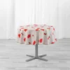 NAPPE RONDE 180 CM POLYESTER IMP SWEET POPPY