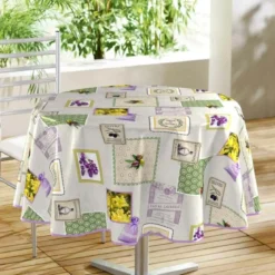 NAPPE RONDE 160 CM PVC PHOTOPRINT PROVENCE