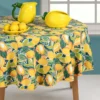 NAPPE RONDE 160CM SORRENTE JAUNE