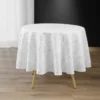 NAPPE RONDE D.180CM IMPRIME METALLISE LONIGOLD