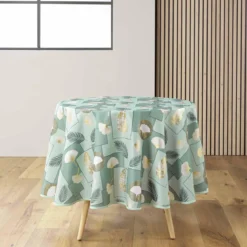 NAPPE RONDE D.180CM IMPRIME METALLISE NATANE SAUGE