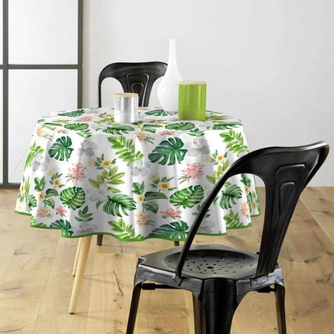 NAPPE RONDE D.160CM PVC IMPRIME BALEARES