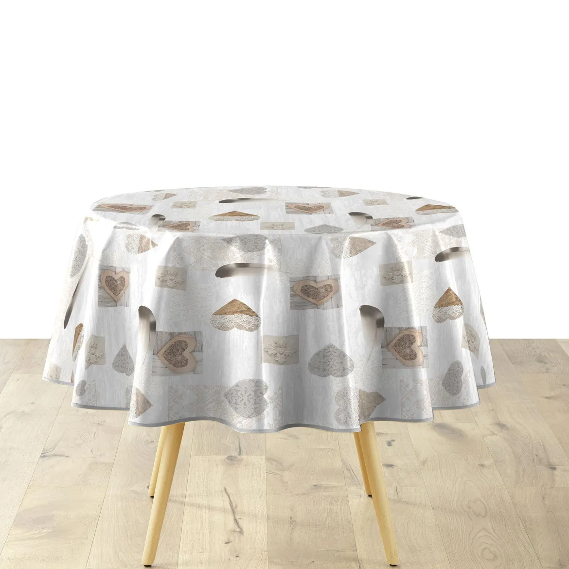 NAPPE RONDE D.160CM TEXTILIA DELICIA