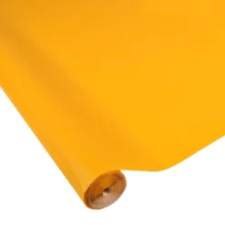 NAPPE VITAMINE PAPIER GAUFRE 1.18X15M JAUNE MOUTARDE