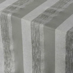 NAPPE 140X240 CM COTON METALLISE ELDORA GRIS ARGENT