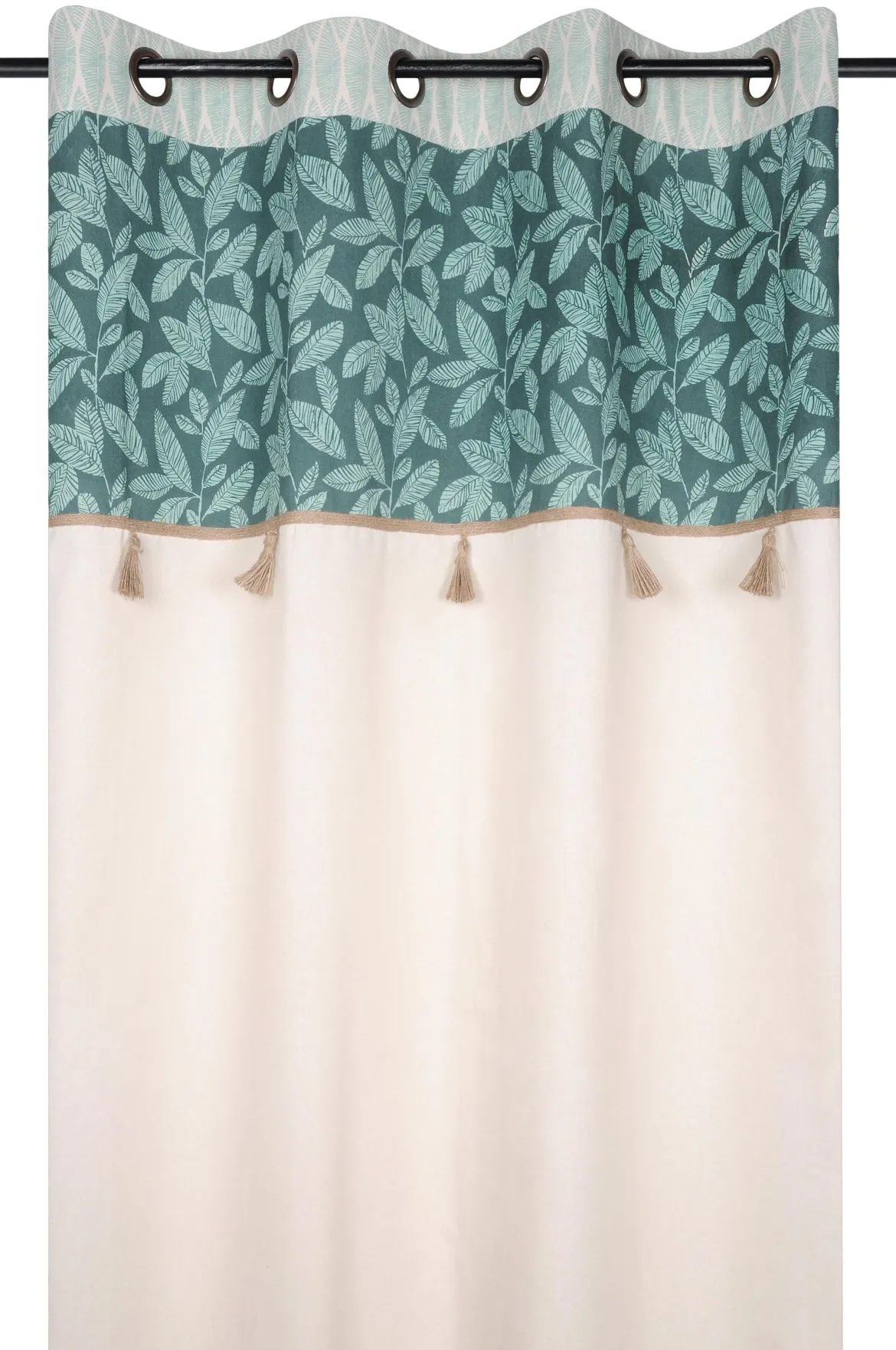 NASHI RIDEAU 140X260 OEIL CELADON