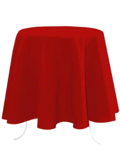 NELSON NAPPE 180CM DIAM ROUGE