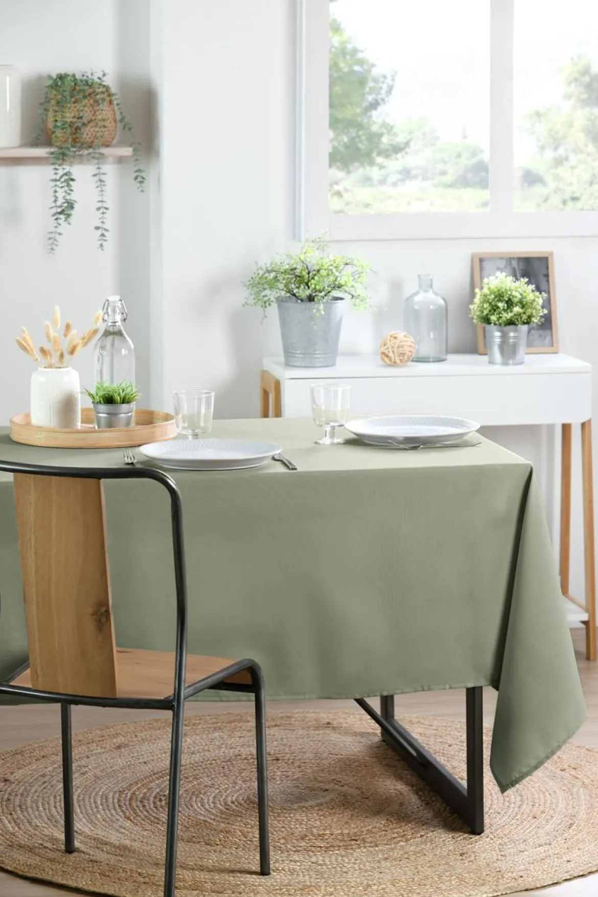 NELSON NAPPE 145X200CM SAUGE
