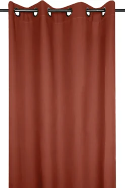 NELSON RIDEAU 135X180CM OEILLETS TERRACOTTA