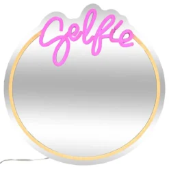 NEON LED MURALE SELFIE D.35CM