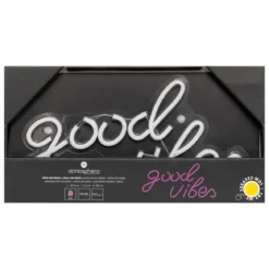 NEON LED MURAL GOOD VIBES L.40CM