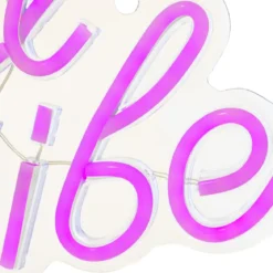 NEON LED MURAL GOOD VIBES L.40CM