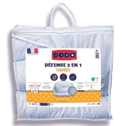 OREILLER 60X60CM 550G DEFENSE 3 EN 1