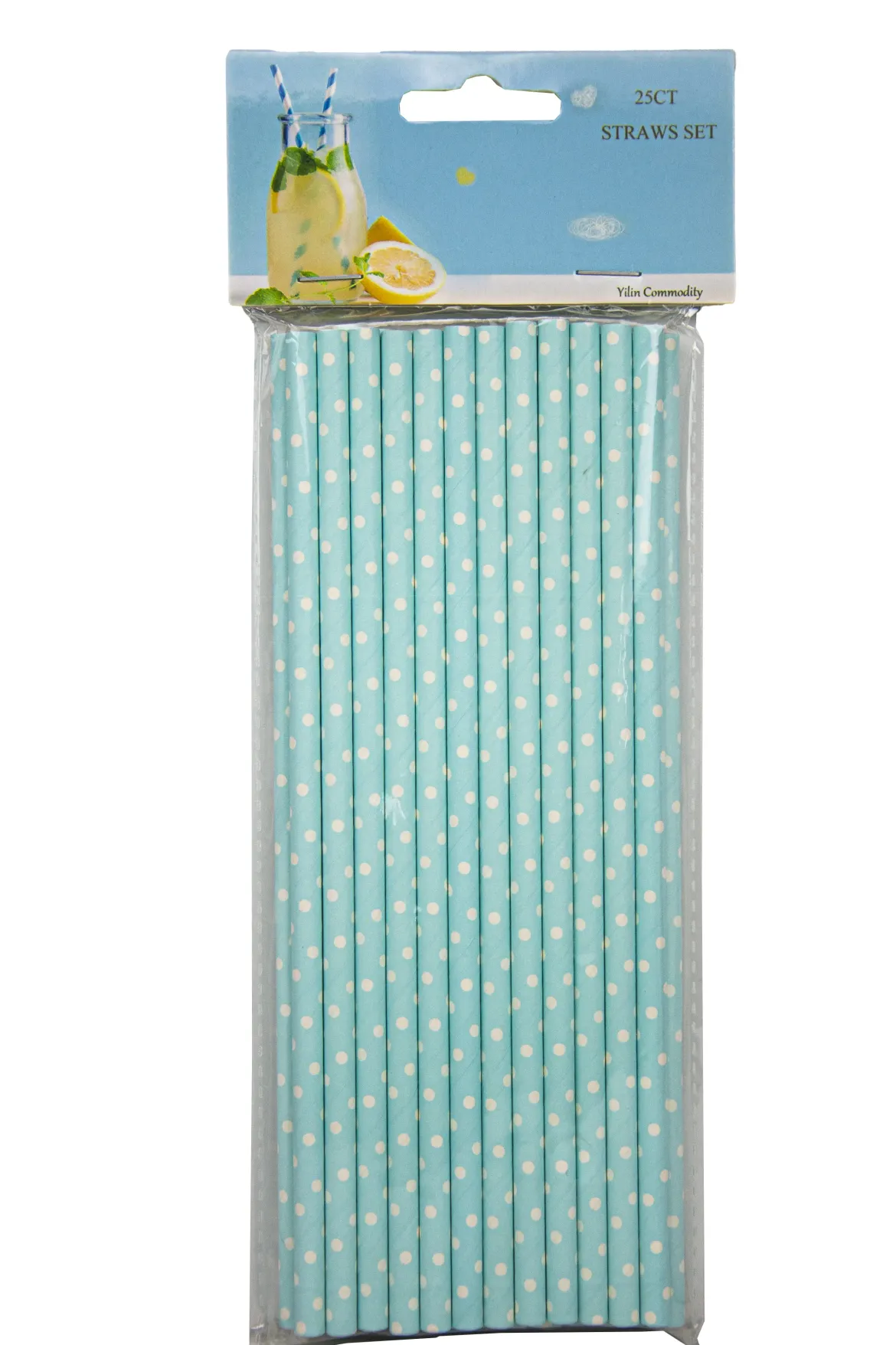 25 PAILLES PAPIER 19.5CM