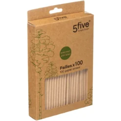 PAILLES PAPIER KRAFT X100 PIECES