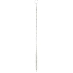 PAILLE TRANSPARENTE EN VERRE X4 AVEC GOUPILLON