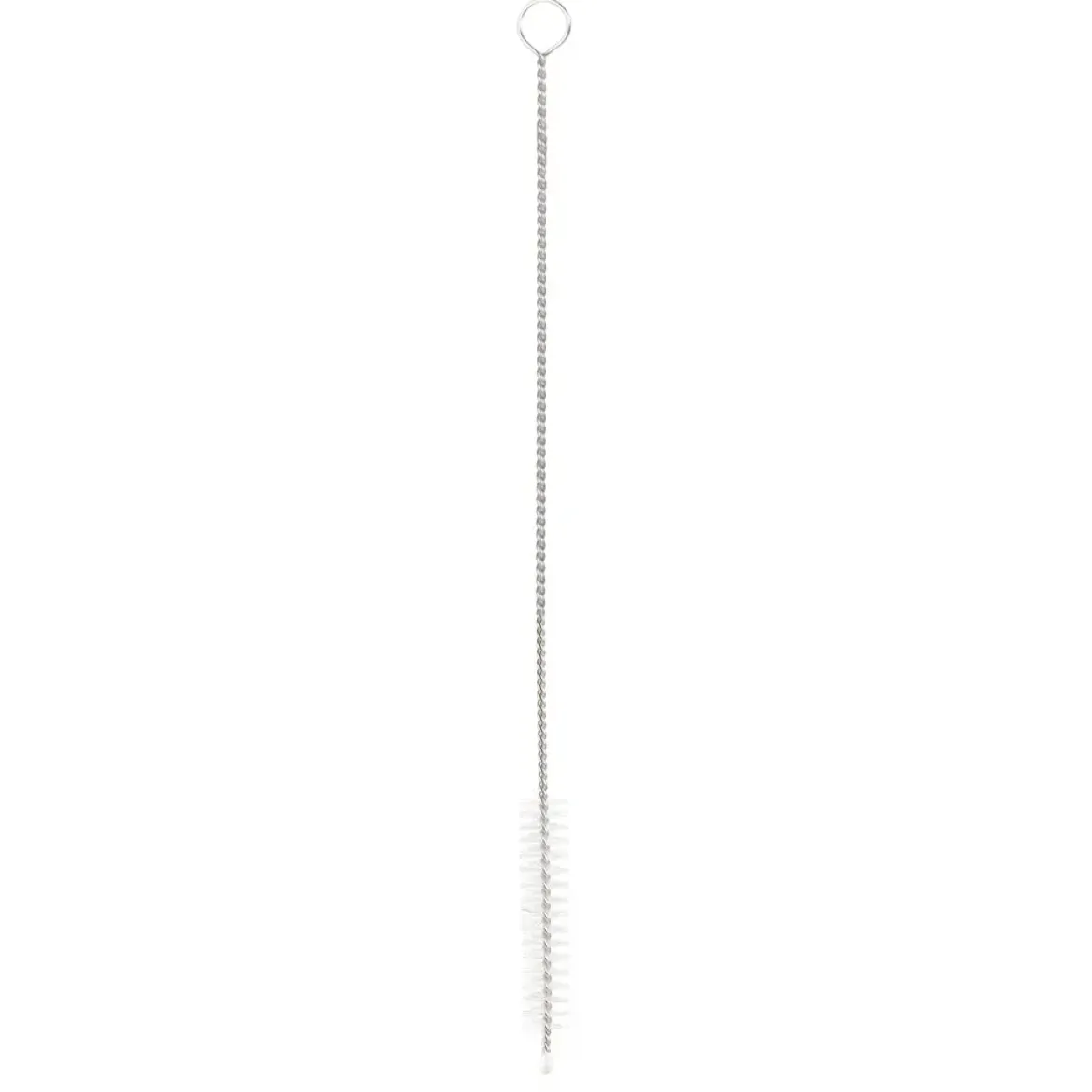 PAILLE TRANSPARENTE EN VERRE X4 AVEC GOUPILLON
