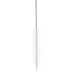 PAILLE TRANSPARENTE EN VERRE X4 AVEC GOUPILLON