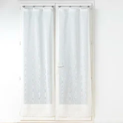PAIRE DROITE OEILLET PLASTIQUE 70X200CM DAVINA