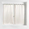 PAIRE DROITE PASSANTS 60X160CM EFFET LIN TISSE NORINE