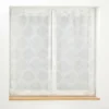 PAIRE DROITE PASSANTS 60X90CM VOILE TISSE LEVITA BLANC