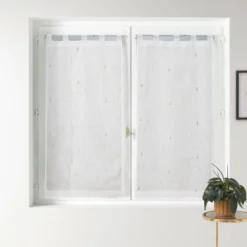 PAIRE DROITE PASSANTS 2X60X120CM METALLISE ANGELINE