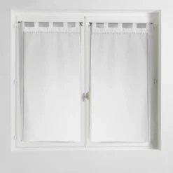 PAIRE DROITE PASSANTS 2X60X160CM VOILE SABLE TOP POUPETTE