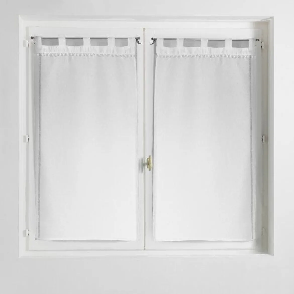 PAIRE DROITE PASSANTS 2X60X120CM VOILE SABLE POUPETTE