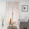 PAIRE DROITE PASSE TRINGLE 70X200CM VOILE MILZA BEIGE