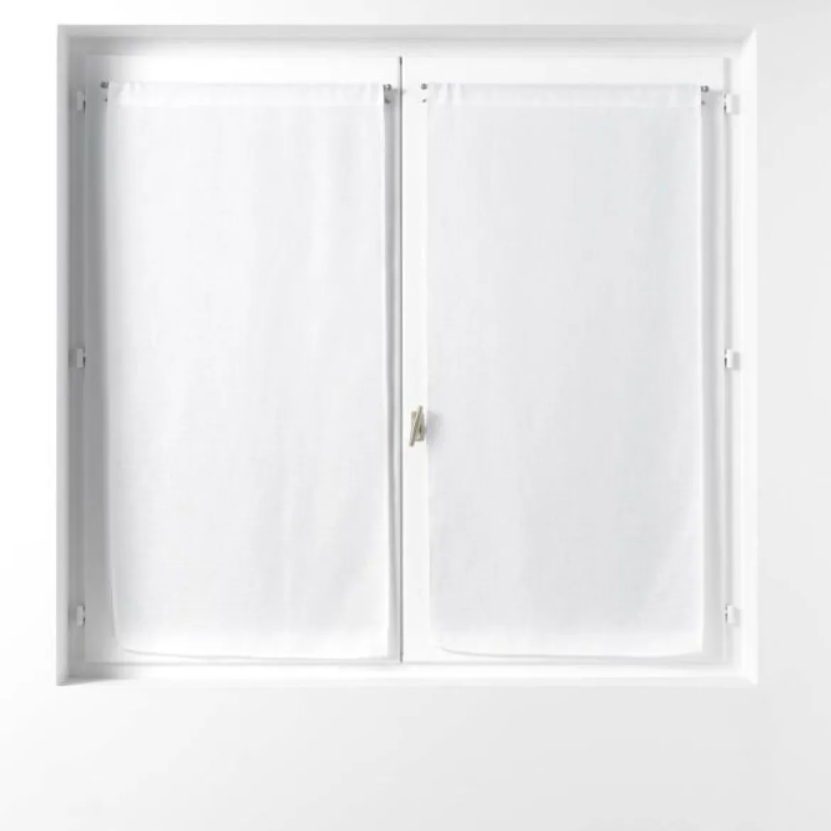 PAIRE DROITE PASSE TRINGLE 2X60X160CM SOANE BLANC