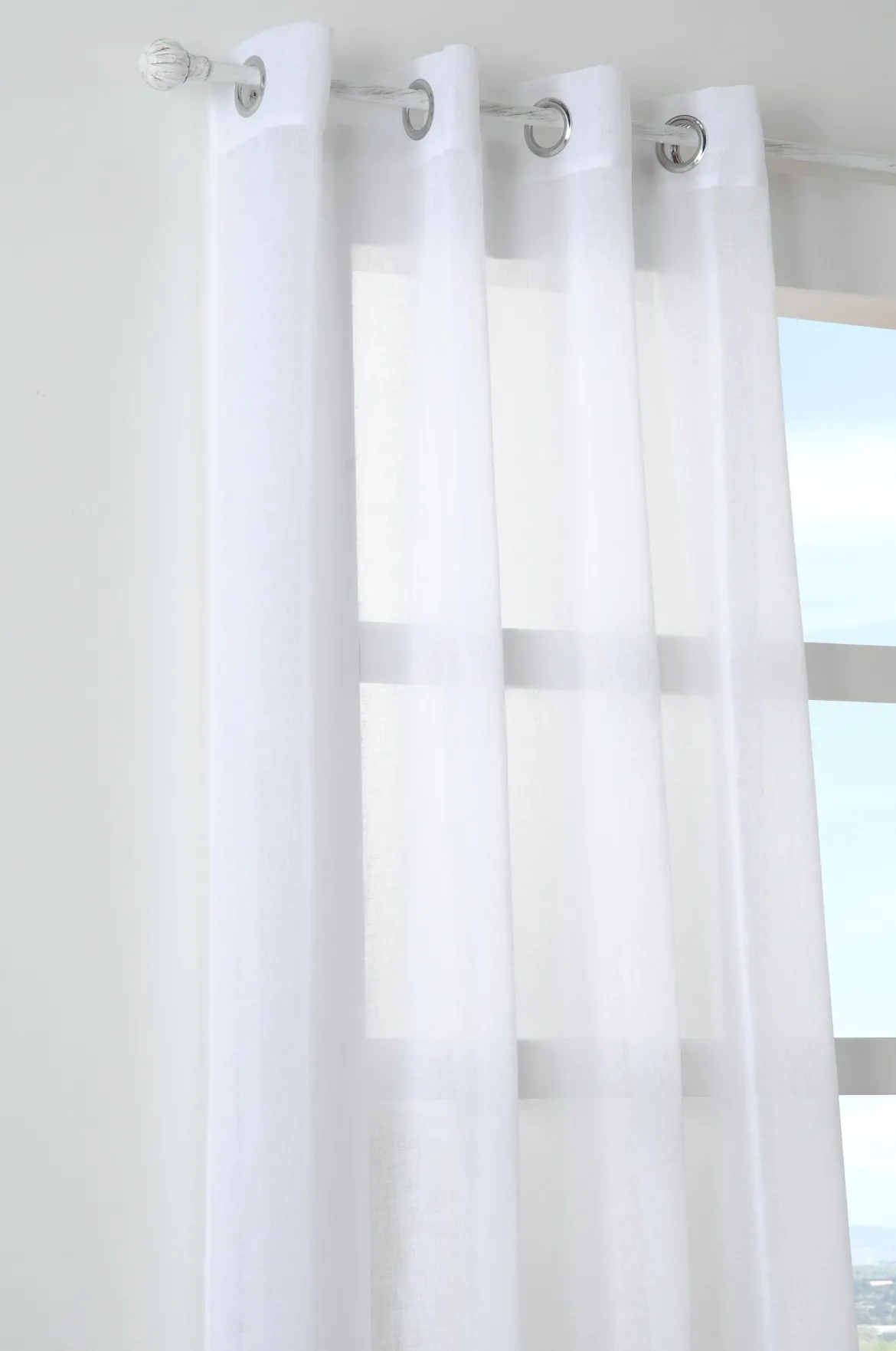 PALOMA VOILE BLANC 140X260CM