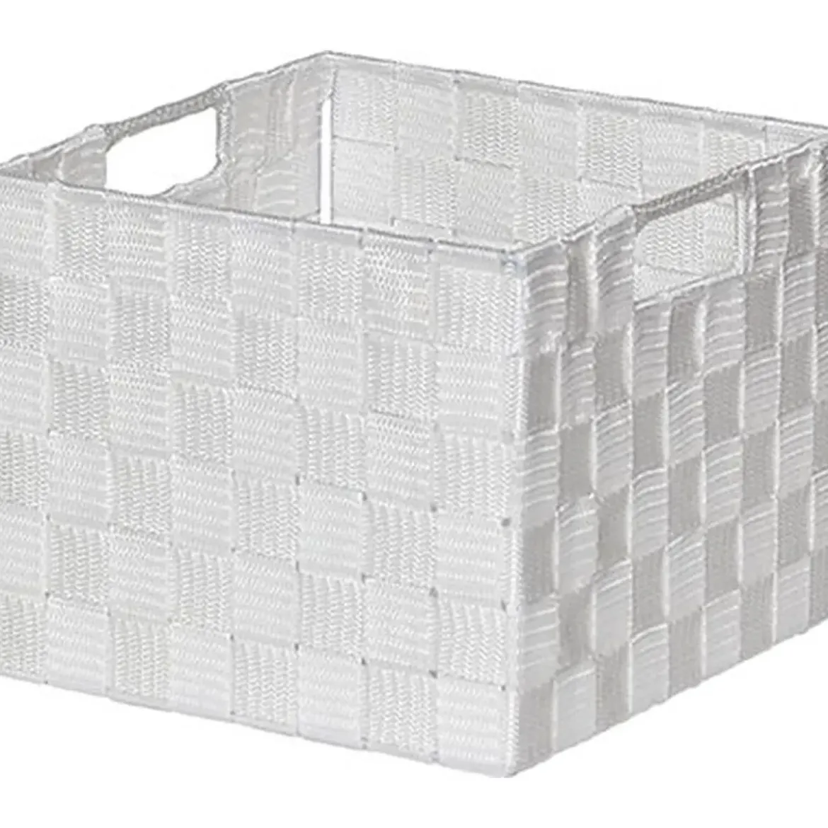 PANIER CARRE POLYESTER BLANC TAILLE S