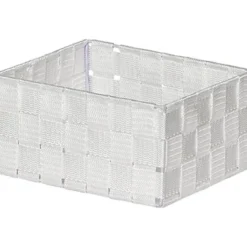 PANIER CARRE POLYESTER BLANC TAILLE XS