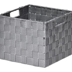 PANIER CARRE POLYESTER GRIS TAILLE S