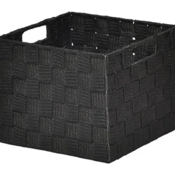 PANIER CARRE POLYESTER NOIR TAILLE S