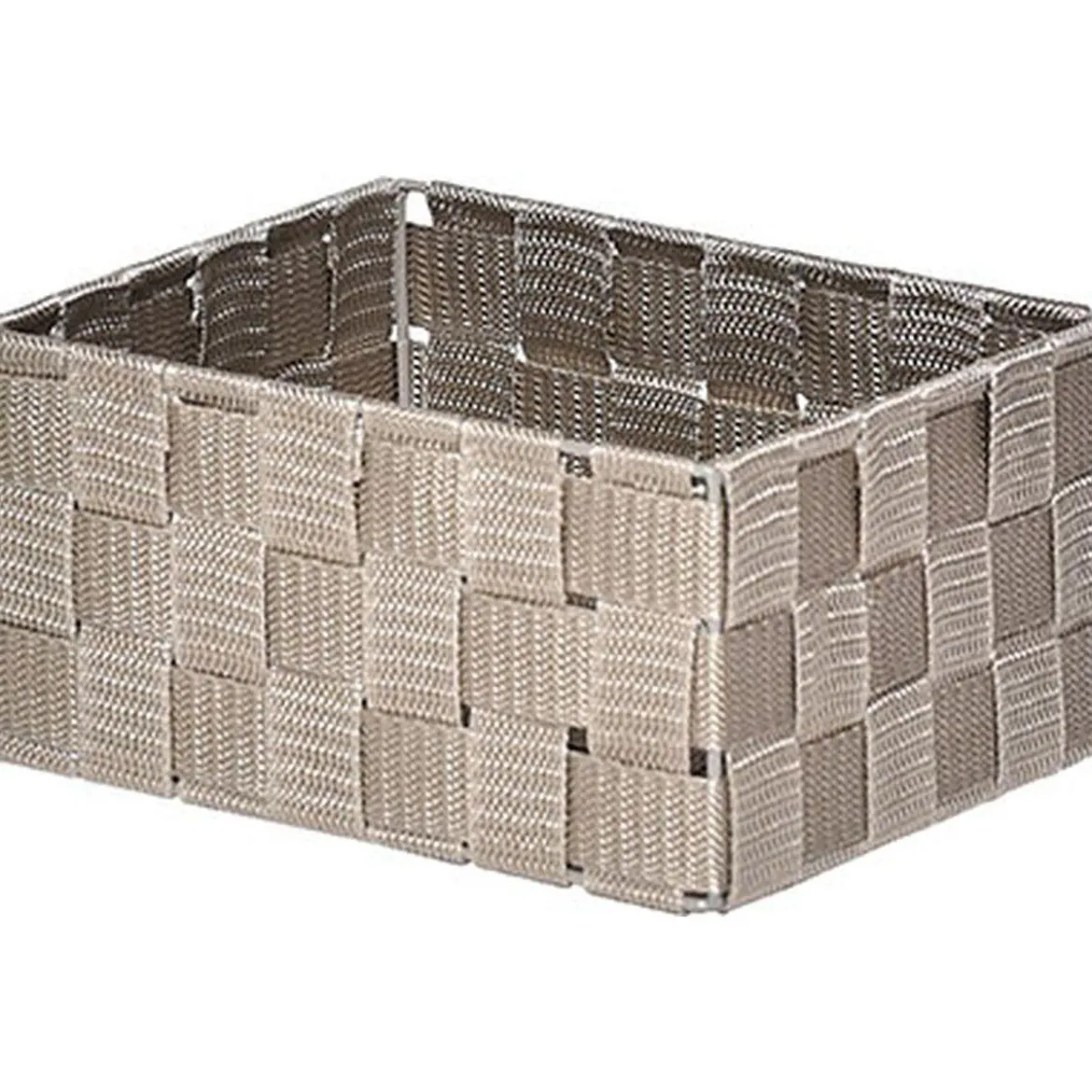 PANIER CARRE POLYESTER TAUPE TAILLE XS