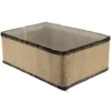 PANIER DE RANGEMENT JUTE 44X31X17CM NATUREL