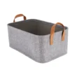 PANIER DE RANGEMENT POLYESTER EVA 39X27X17CM GRIS