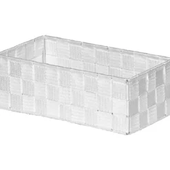 PANIER POLYESTER BLANC 27X14X9.5CM