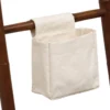 PANIER RANGEMENT COTON ACCROCHE SCRATCH PETIT MODELE NATUREL