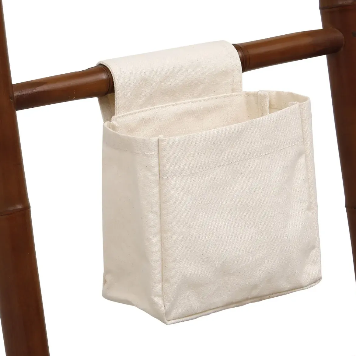 PANIER RANGEMENT COTON ACCROCHE SCRATCH PETIT MODELE NATUREL