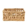 PANIER RECTANGLE JACINTHE 25X15X12CM NATUREL